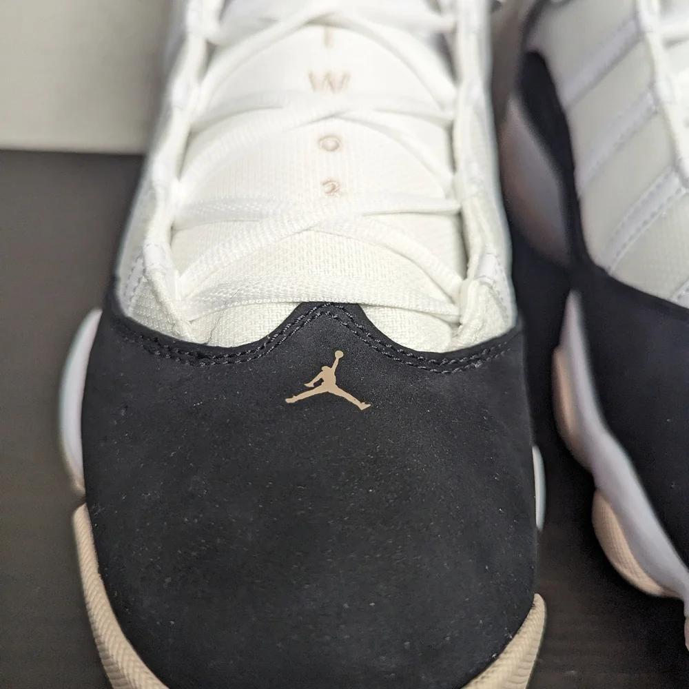 Nike Air Jordan 6 Rings Black Fossil Stone 322992-112 Mens Size 14 Sneakers - Picture 5 of 10